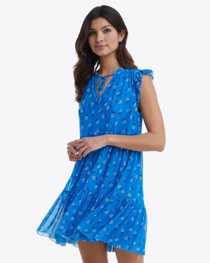 Draper James Extended Sizes Women Connie Flutter Sleeve Dress In Daisy