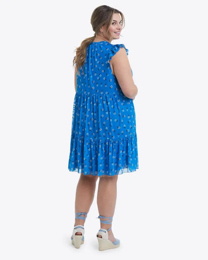 Draper James Extended Sizes Women Connie Flutter Sleeve Dress In Daisy