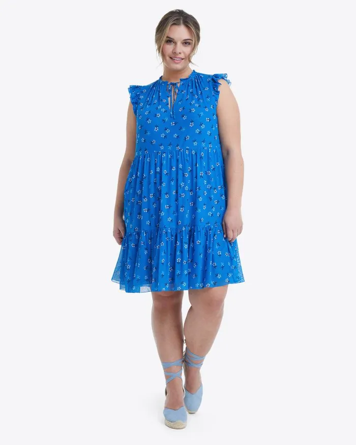 Draper James Extended Sizes Women Connie Flutter Sleeve Dress In Daisy