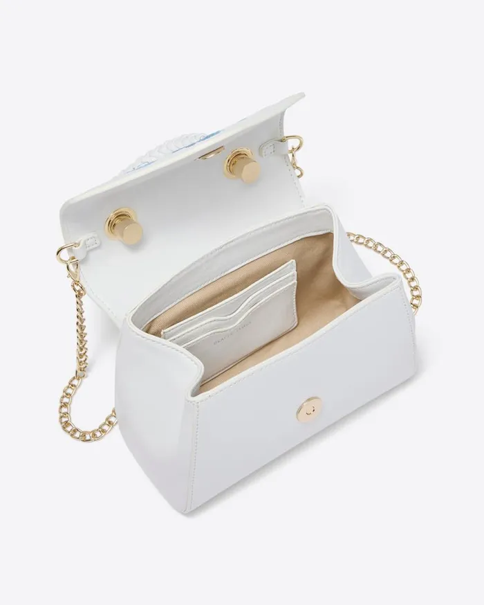 Draper James Handbags Women Embroidered Mini Top Handle