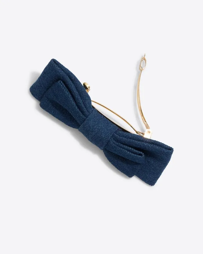 Draper James Hats and Hair Women Double Bow Hair Clip