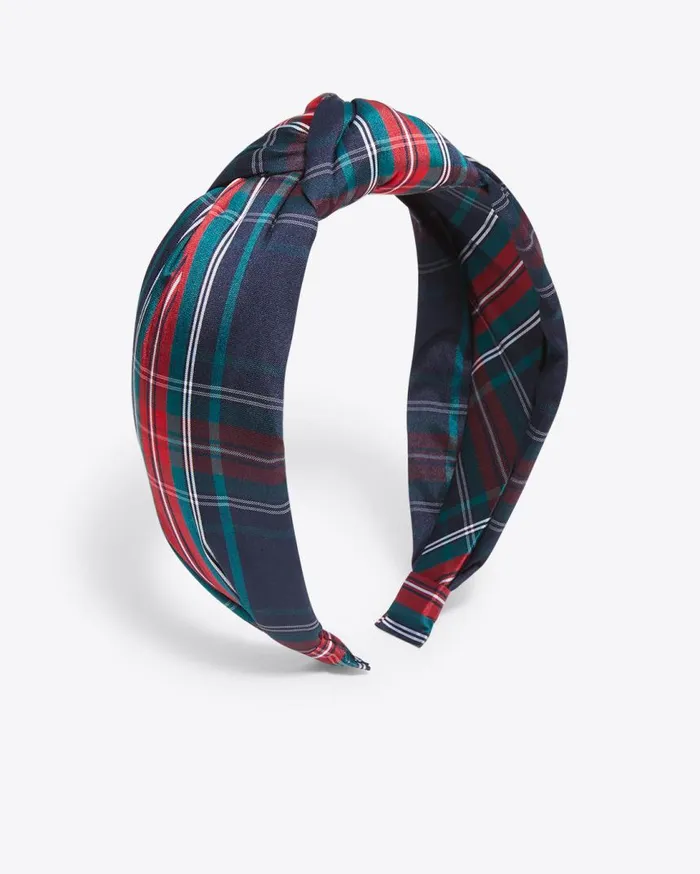 Draper James Hats and Hair Women Plaid Knot Headband