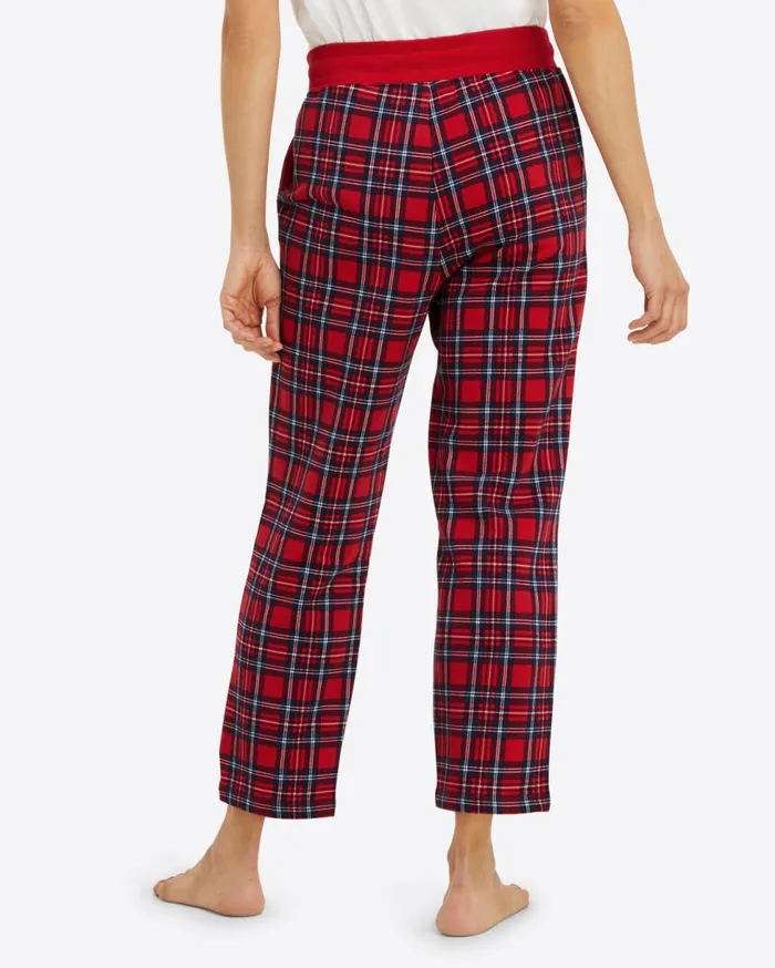 Draper James Lounge and Pajamas Women Natalie Sweatpants In Angie Plaid