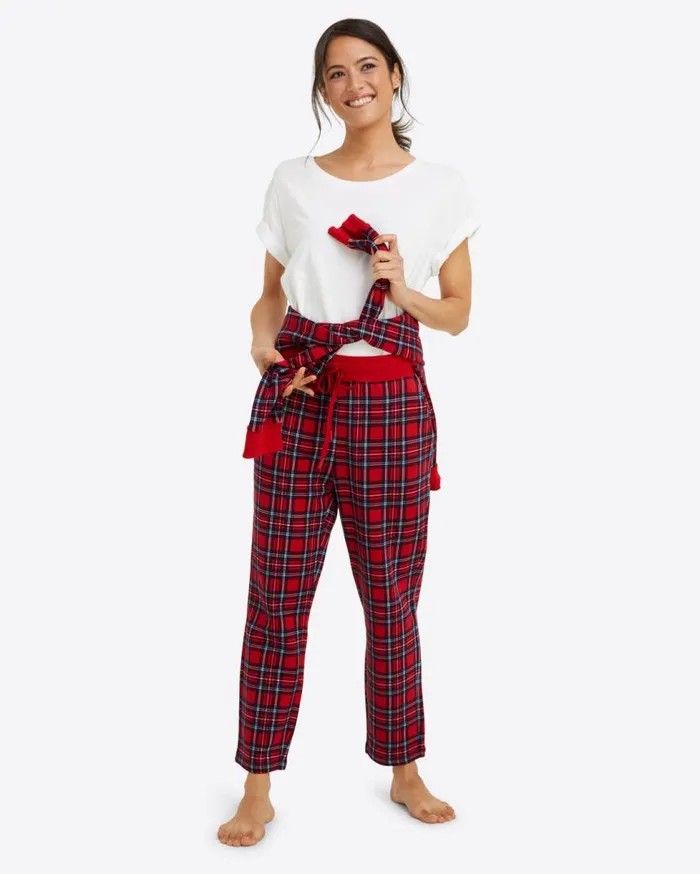 Draper James Lounge and Pajamas Women Natalie Sweatpants In Angie Plaid