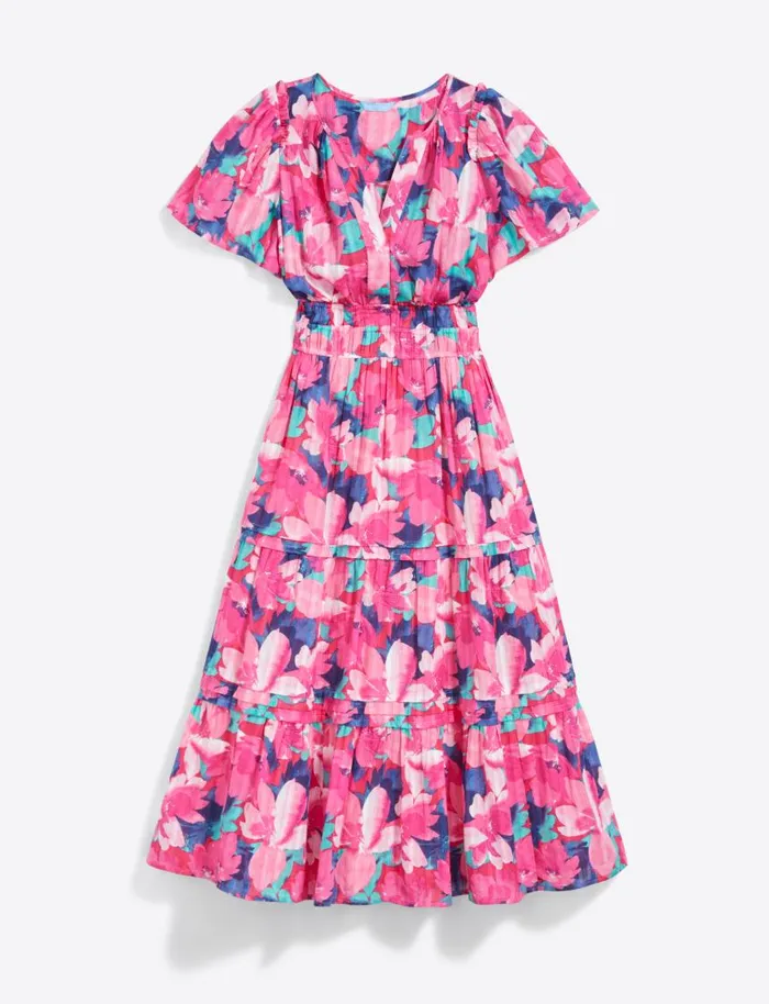Draper James Midi and Maxi Women Hollie Midi Dress In Shadow Stripe