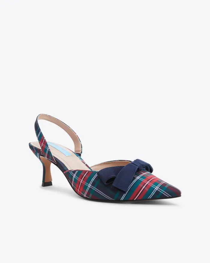 Draper James Shoes Women Tess Slingback In Georgia Plaid