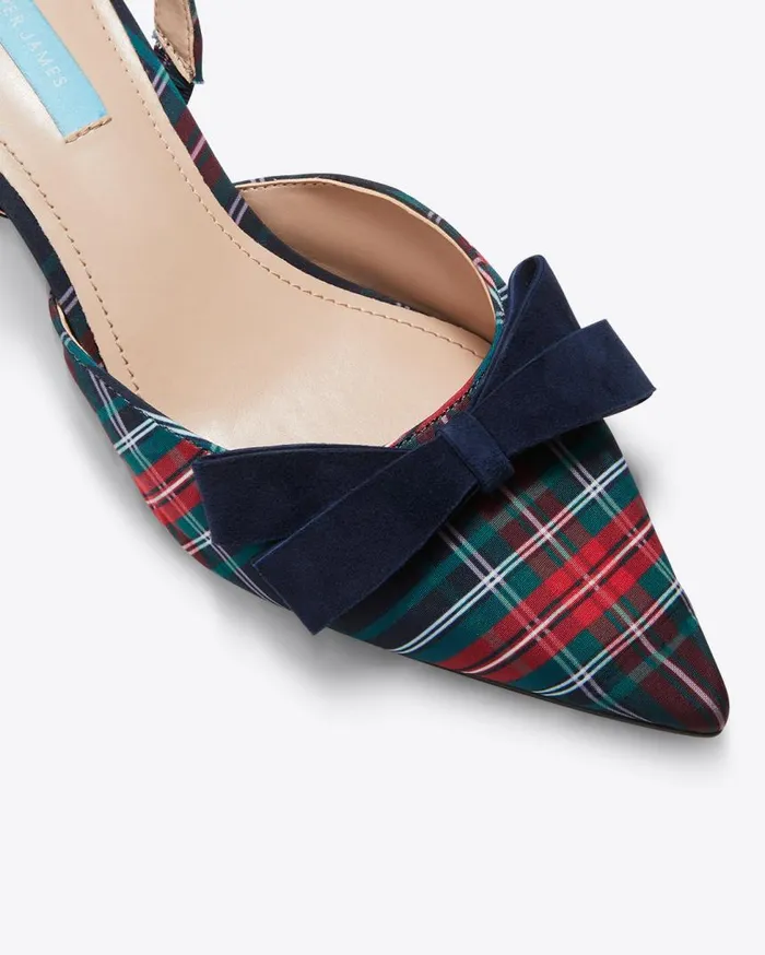 Draper James Shoes Women Tess Slingback In Georgia Plaid