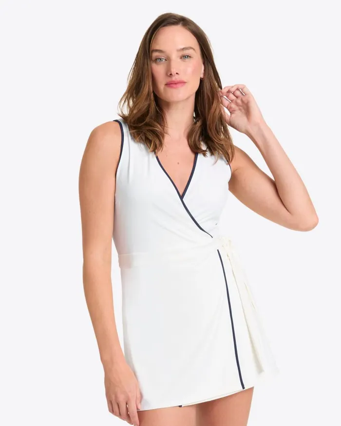 Draper James Sport Women Tennis Dress In White