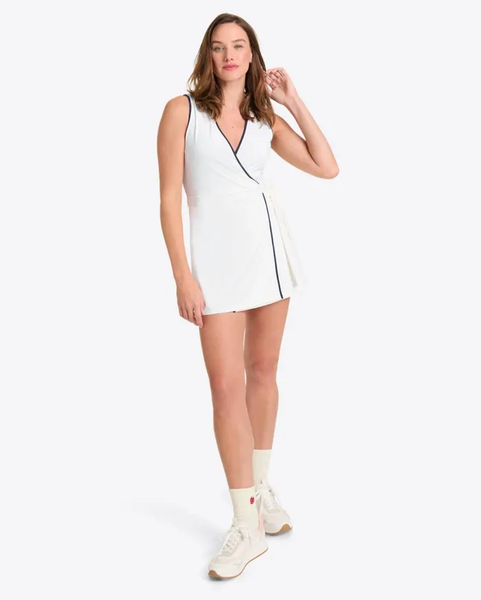 Draper James Sport Women Tennis Dress In White