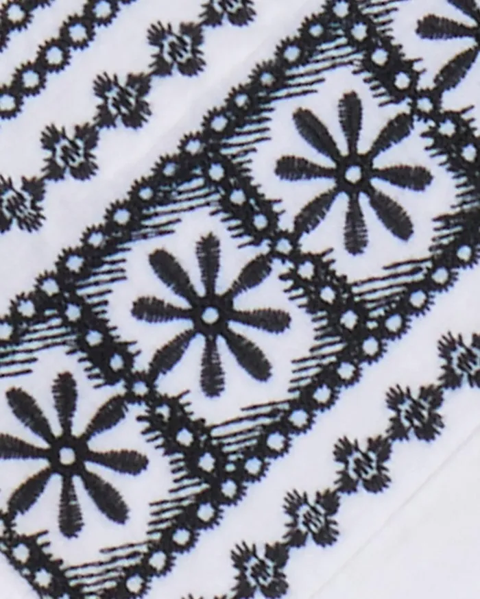 Draper James Tops Women Ana Top In Embroidered Cotton