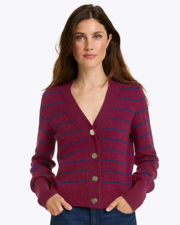 Draper James Tops Women Varsity Cardigan