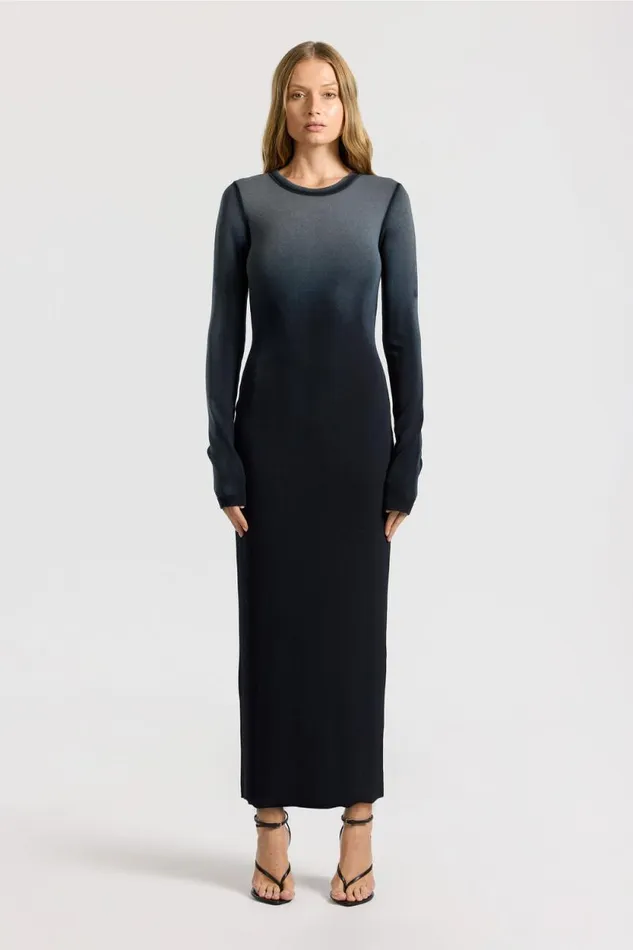 Dresses Skirts Women COTTON CITIZEN Verona Crewneck Maxi Dress Black Cast