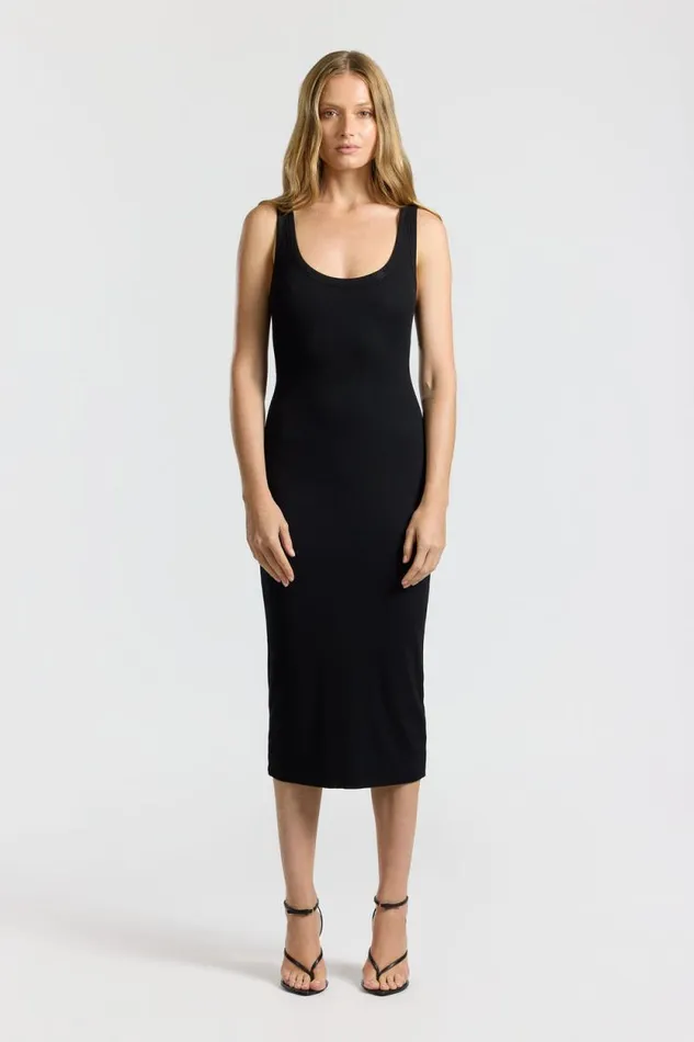 Dresses Skirts Women COTTON CITIZEN Verona Midi Dress Jet Black