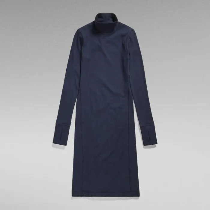 Dresses Women GStar RAW Slim Rib Dress Mock Salute