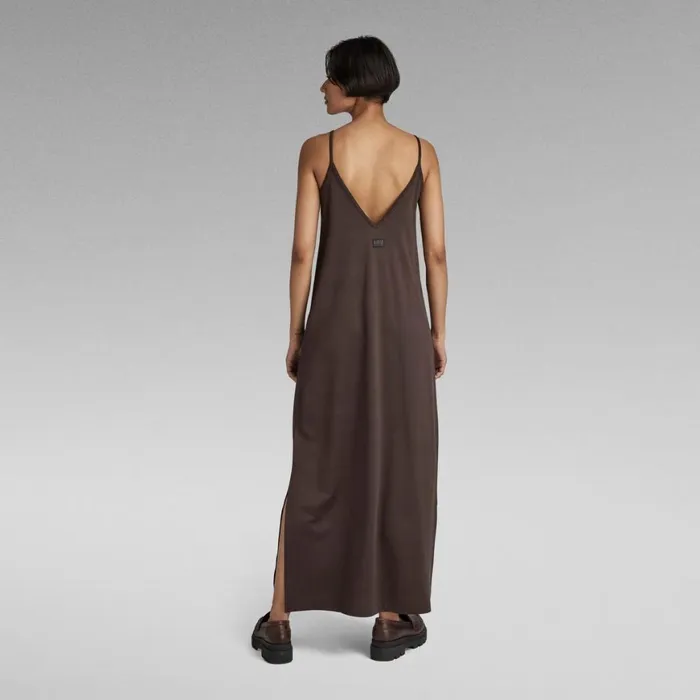 Dresses Women GStar RAW Slip Dress Loose Chocolat