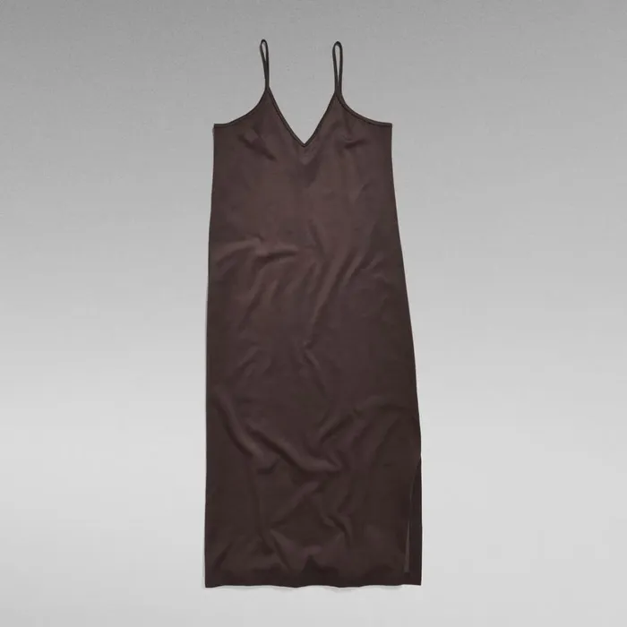 Dresses Women GStar RAW Slip Dress Loose Chocolat