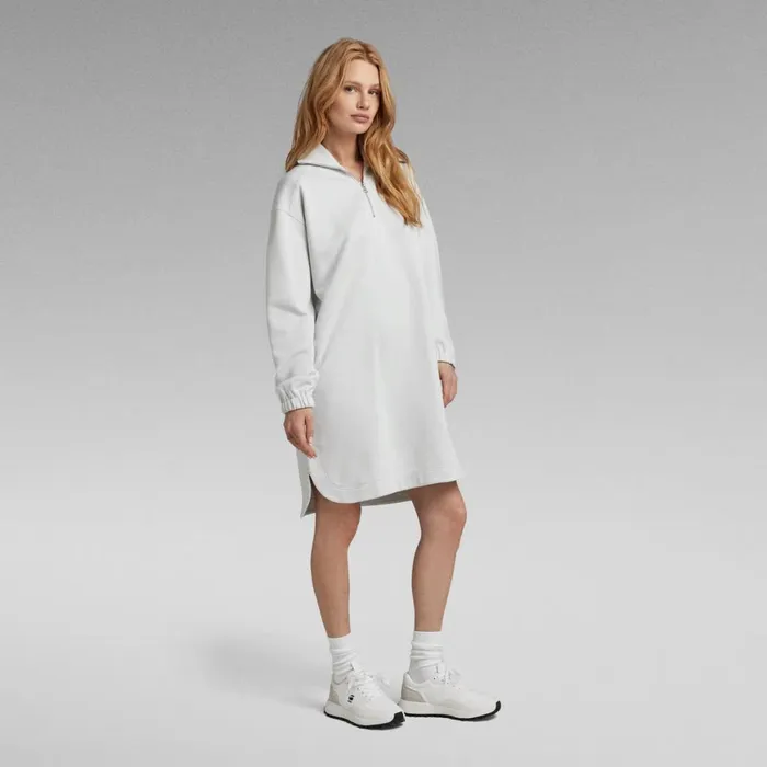 Dresses Women GStar RAW Track Sweat Dress Oyster Mushroom