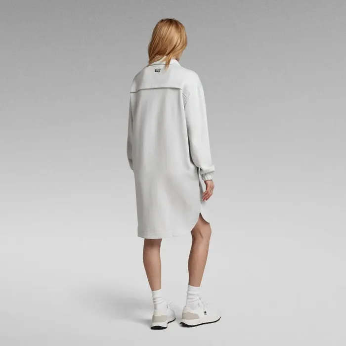 Dresses Women GStar RAW Track Sweat Dress Oyster Mushroom