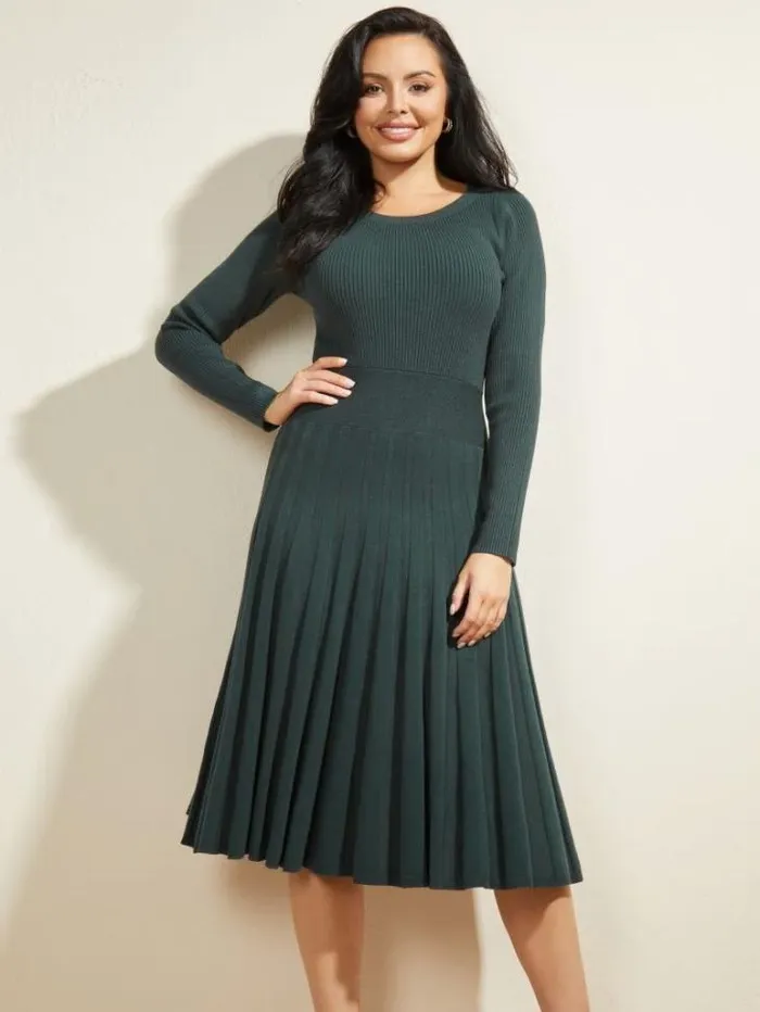 Dresses Women Marciano Wavelength Sweater Dress Forbidden Forest
