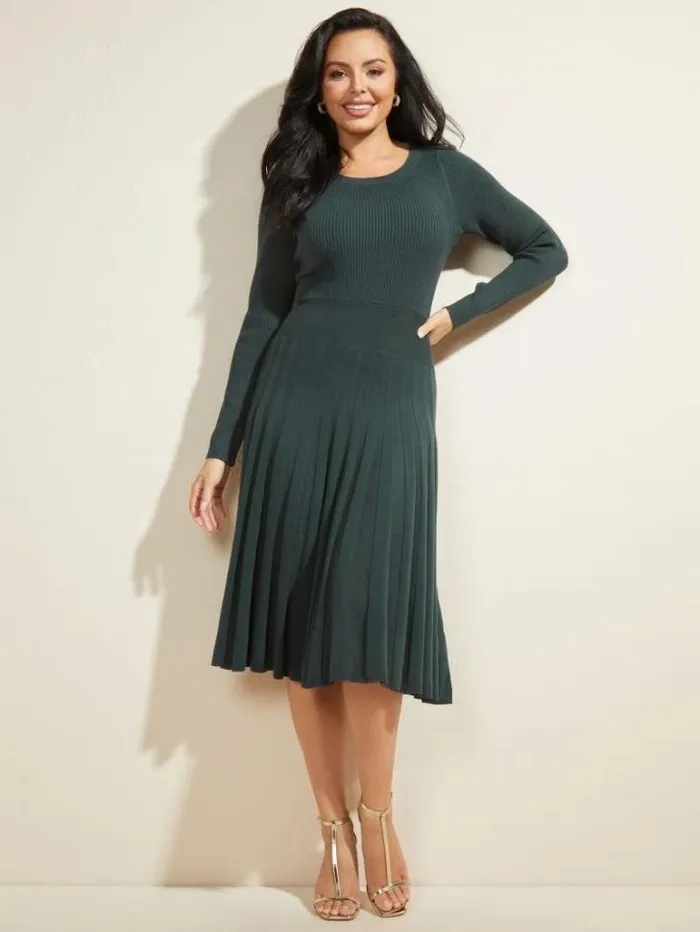 Dresses Women Marciano Wavelength Sweater Dress Forbidden Forest Dresses Women Marciano Wavelength Sweater Dress Forbidden Forest
