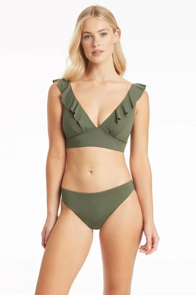 Eco Essentials Regular Bikini Pant Eco Essentials Khaki Women Sea Level Bottoms
