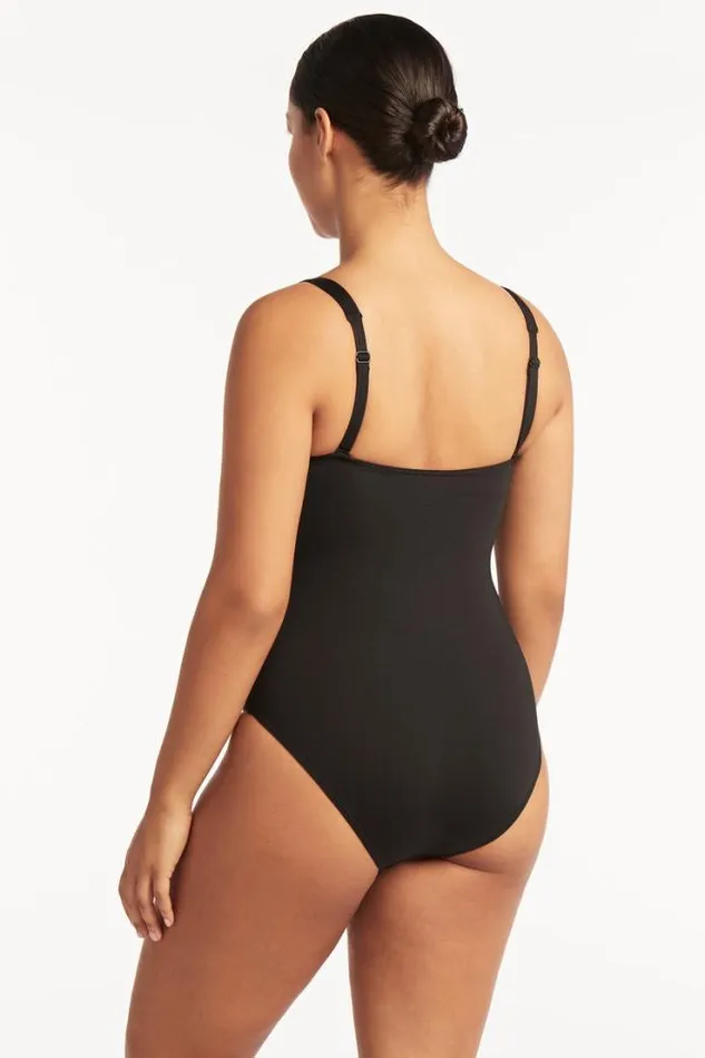 Eco Essentials Square Neck One Piece Eco Essentials Black Women Sea Level One Pieces Eco Essentials Square Neck One Piece Eco Essentials Black Women Sea Level One Pieces