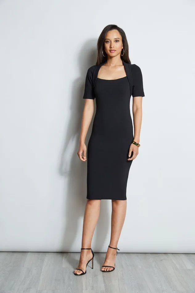 Elie Tahari Dresses and Jumpsuits Contour Sweater Dress Black 8211 Women