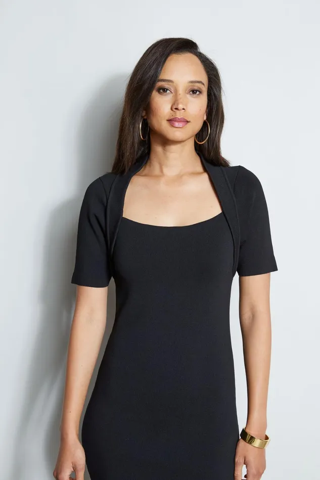 Elie Tahari Dresses and Jumpsuits Contour Sweater Dress Black 8211 Women
