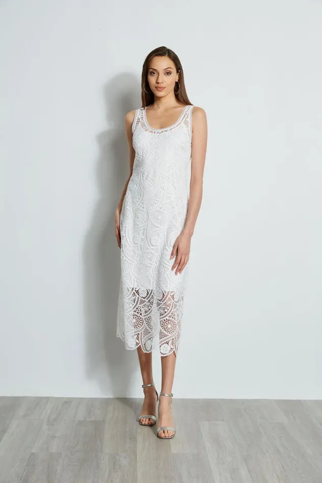Elie Tahari Dresses and Jumpsuits Lace Maxi Dress Pearl 8211 Women