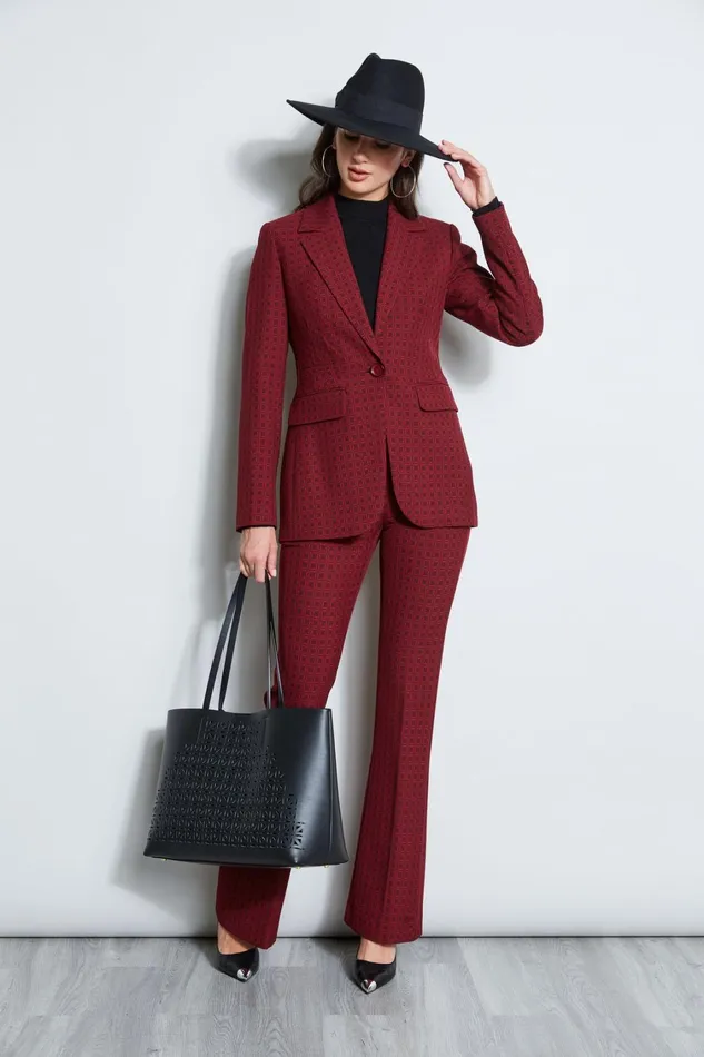 Elie Tahari Jackets and Blazers Deco Jaquard Blazer Multi 8211 Women