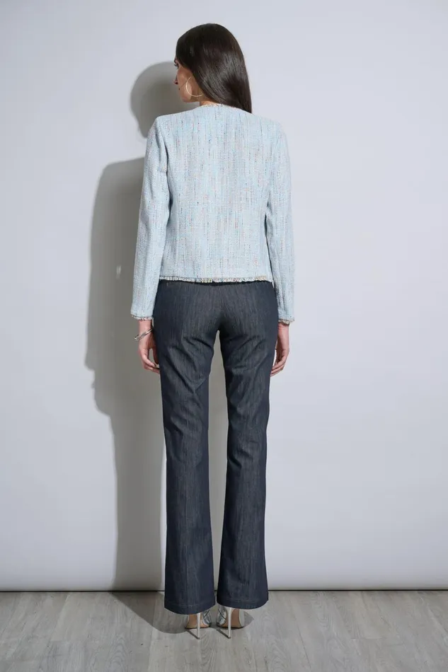 Elie Tahari Jackets and Blazers Fringe Edge Tweed Jacket Gabby Tweed 8211 Women