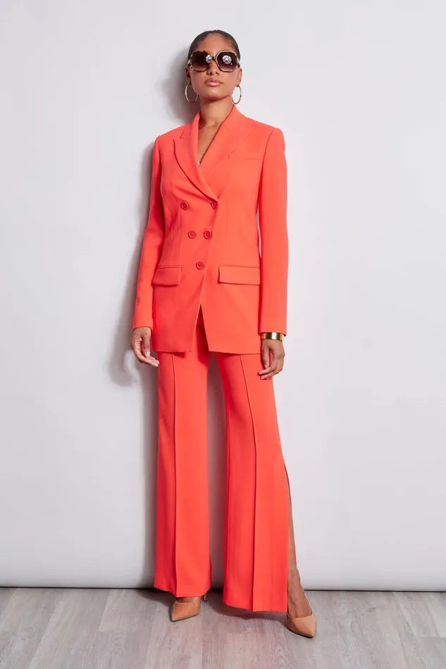 Elie Tahari Pants Side Slit Sash Pant Tomato 8211 Women