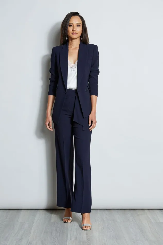 Elie Tahari Pants Wide Leg Sash Pant Stargazer 8211 Women