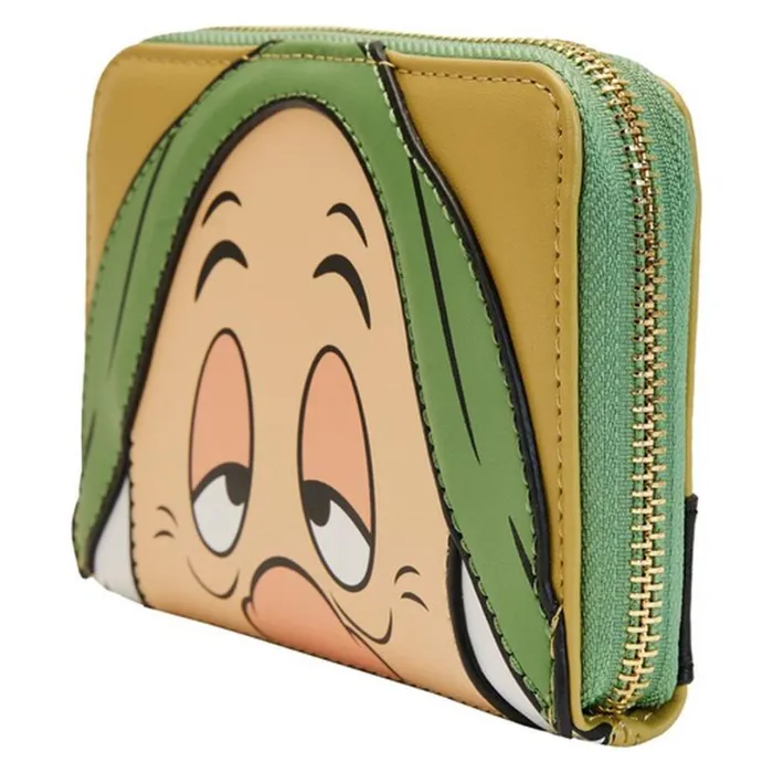 Exclusive 8211 Snow White And The Seven Dwarfs Sleepy Zip Around Wallet Unisex Loungefly Bags and Wallets