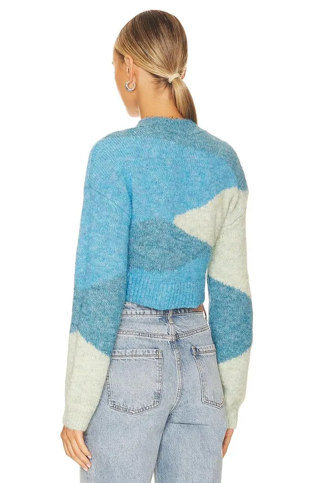 Fidda Sweater Blue Multi Women Lovers and Friends Sweaters and Knits