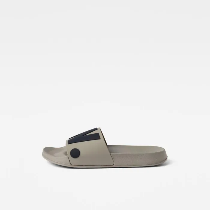 Footwear Men GStar RAW Cart IV Contrast Slides Light Greynavy