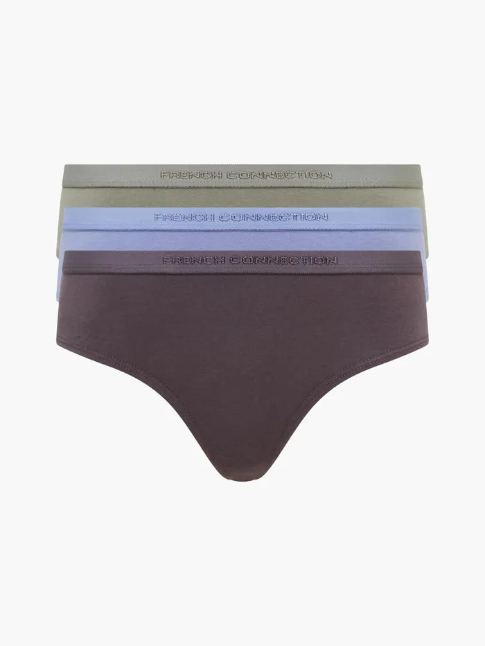 French Connection 3 Pack French Connection Thongs Blue TempestGrey ExcaliborShadow Mint Woman Underwear and Socks French Connection 3 Pack French Connection Thongs Blue TempestGrey ExcaliborShadow Mint Woman Underwear and Socks