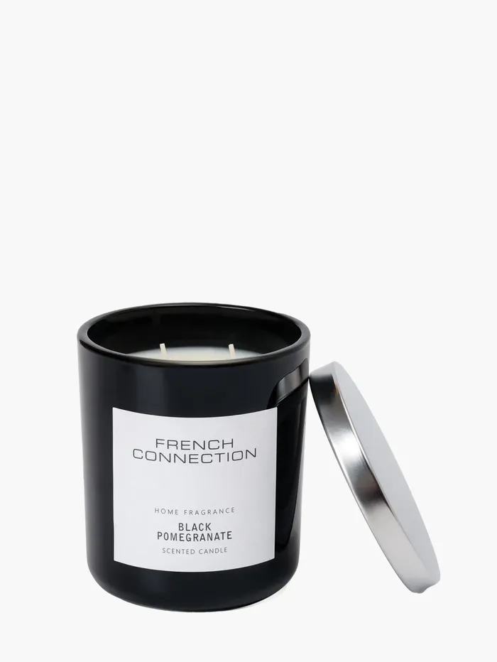 French Connection Black Pomegranate Classic 245g Candle Natural Home Home Accessories