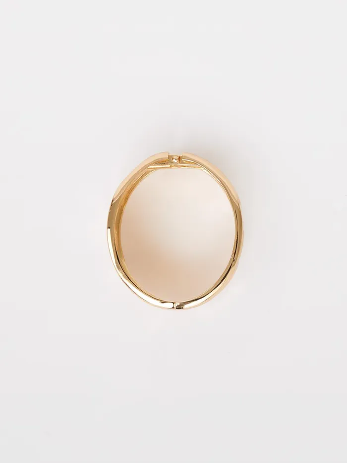 French Connection Molten Metal Bracelet Gold Woman Jewellery