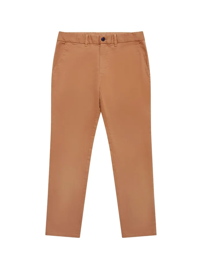 French Connection Stretch Chino Trousers 8211 Tobacco Man Trousers
