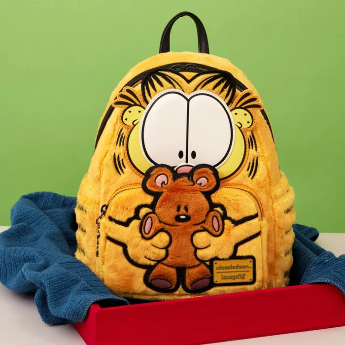 Garfield and Pooky Plush Cosplay Mini Backpack Unisex Loungefly Backpacks Garfield and Pooky Plush Cosplay Mini Backpack Unisex Loungefly Backpacks