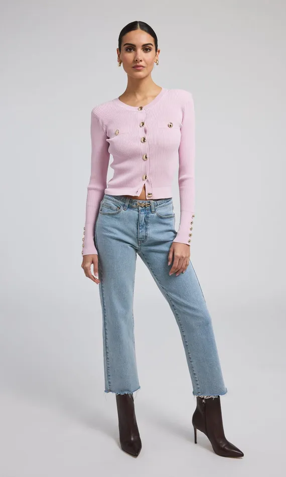 Generation Love Clothing Libny Denim Pants With Removable Belt Light Blue Women Pants