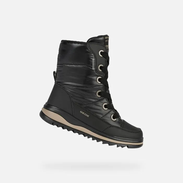 Geox Ankle Boots ADELHIDE Waterproof Boots Black Junior Girl FW Black 8211 Kids Geox Ankle Boots ADELHIDE Waterproof Boots Black Junior Girl FW Black 8211 Kids