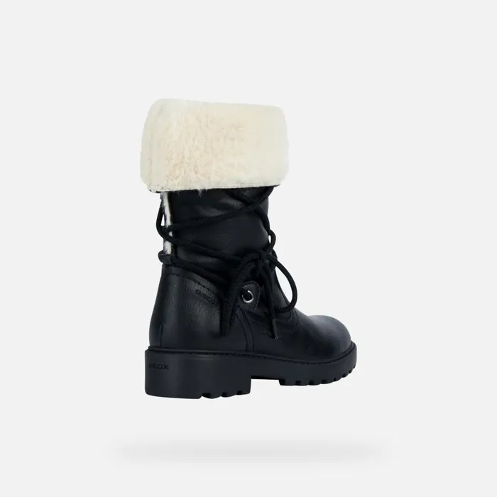 Geox Ankle Boots CASEY B ABX Waterproof Boots Black Junior Girl FW Black 8211 Kids