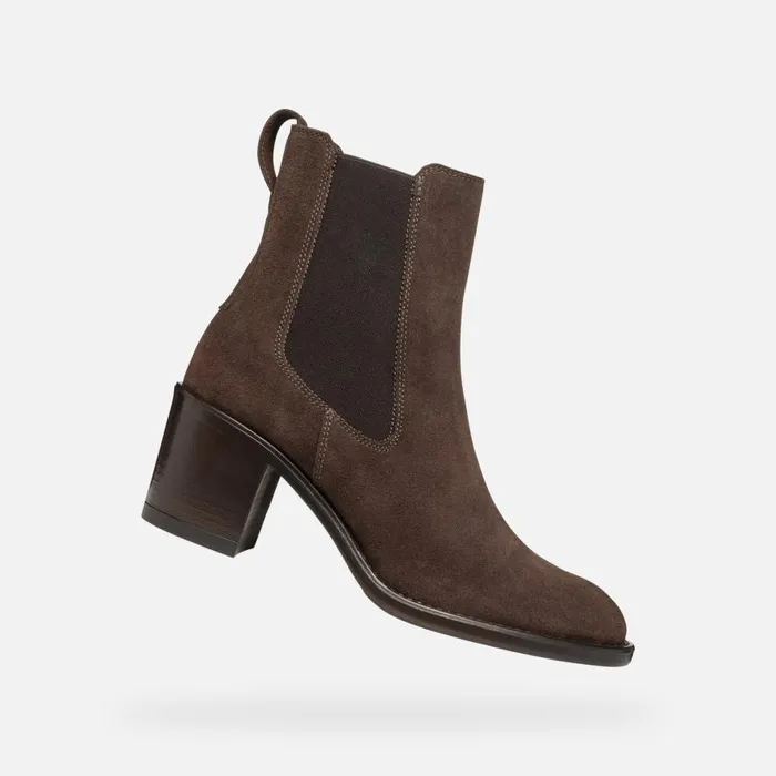 Geox Ankle Boots FARNIA WOMAN Coffee Medium Heel Ankle Boots Coffee 8211 Woman Geox Ankle Boots FARNIA WOMAN Coffee Medium Heel Ankle Boots Coffee 8211 Woman