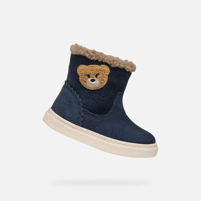 Geox Ankle Boots NASHIK TODDLER GIRL Navy Mid Calf Boots Navy 8211 Kids