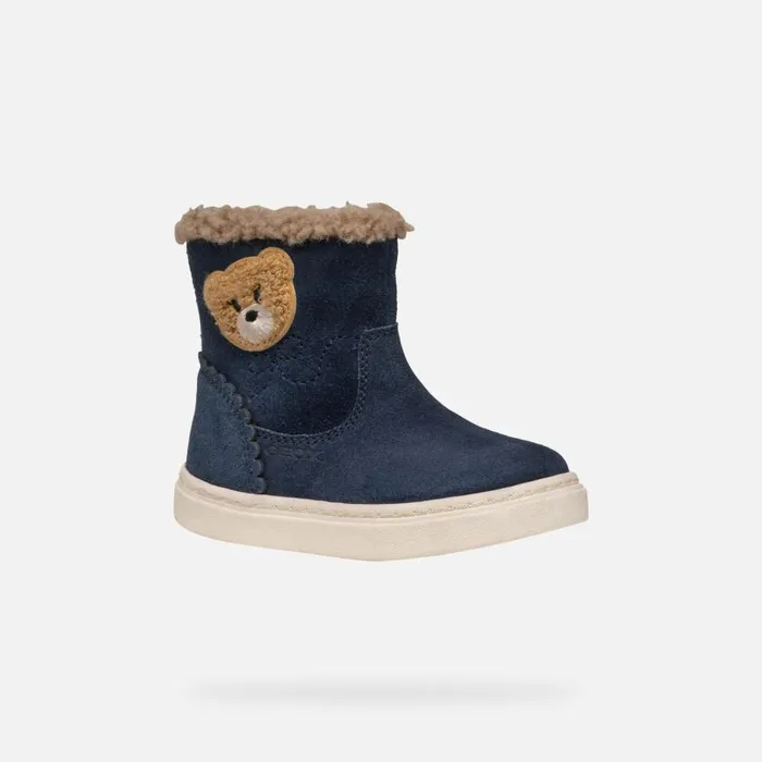 Geox Ankle Boots NASHIK TODDLER GIRL Navy Mid Calf Boots Navy 8211 Kids
