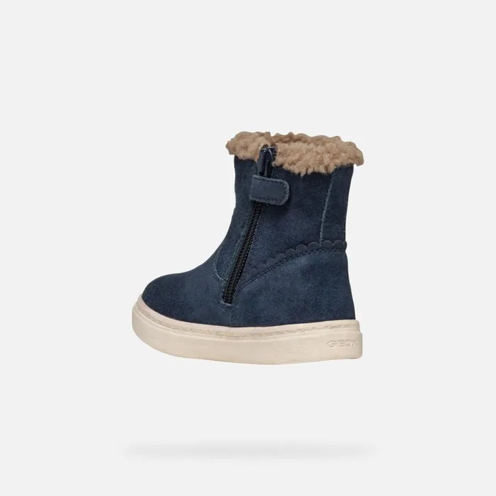 Geox Ankle Boots NASHIK TODDLER GIRL Navy Mid Calf Boots Navy 8211 Kids