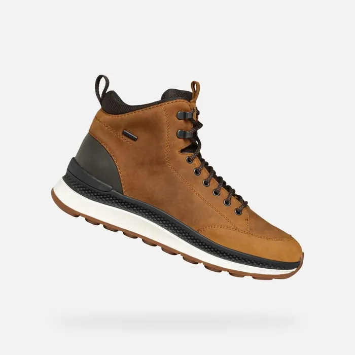 Geox Ankle Boots SPHERICA ACTIF X2 ABX MAN OchreDark Coffee Mid Calf Boots Ochredark Coffee 8211 Man Geox Ankle Boots SPHERICA ACTIF X2 ABX MAN OchreDark Coffee Mid Calf Boots Ochredark Coffee 8211 Man
