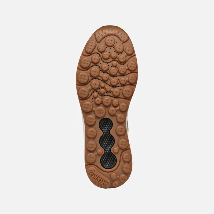 Geox Ankle Boots SPHERICA ACTIF X2 ABX MAN OchreDark Coffee Mid Calf Boots Ochredark Coffee 8211 Man